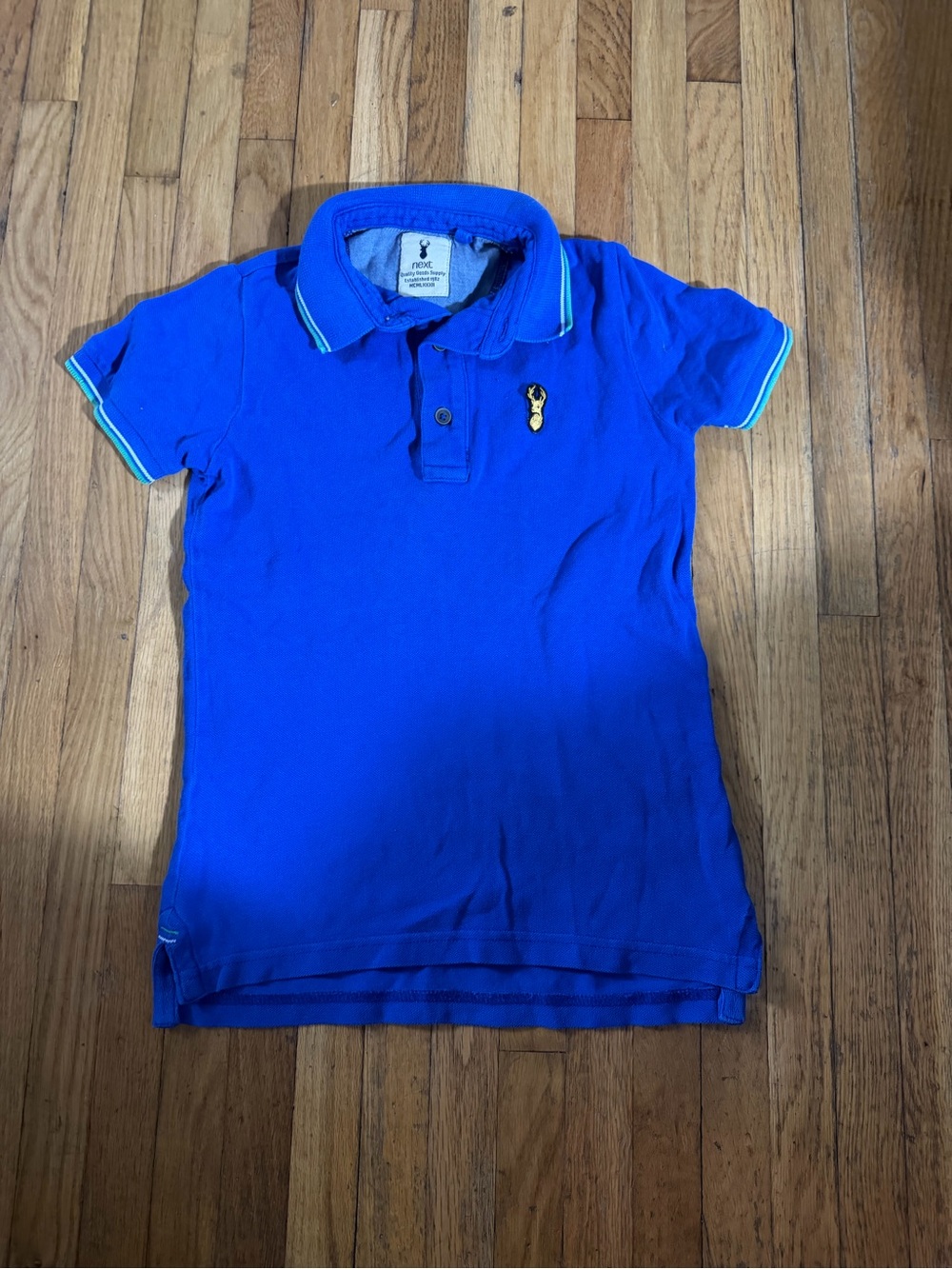 Next 5 year Blue Polo Top